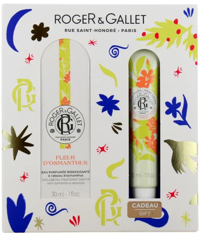 Roger&amp;Gallet Coffret Eau Parfumée Fleur d&#39;Osmanthus 30 ml + Crème Mains 30 ml