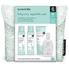 Suavinex, Neceser de Tela con Baby Cologne, Loción, Crema Pañal y Gel  Champú en Formato Viaje