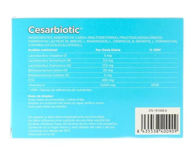 Cesarbiotic Probióticos 20 Saquetas