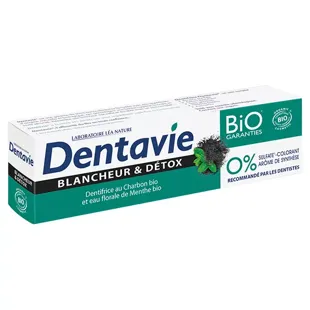 Dentifricio sbiancante e disintossicante biologico Dentavie 75 ml