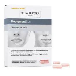 Bella Aurora Capsules Solaires RepigmentSun Boite de 30