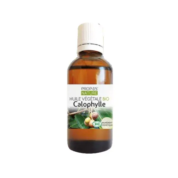 Propos'Nature Calophylle Organic Plant Oil Glass Bottle 50ml