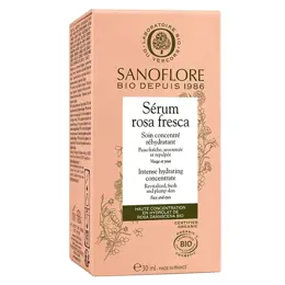 Sanoflore Rosa Fresca Concentré d'Eveil Ré-Hydratant 30ml