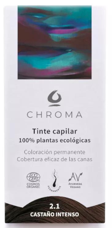 Chroma Natural Tintura Capilar Castanha Intensa 2.1 500 gr