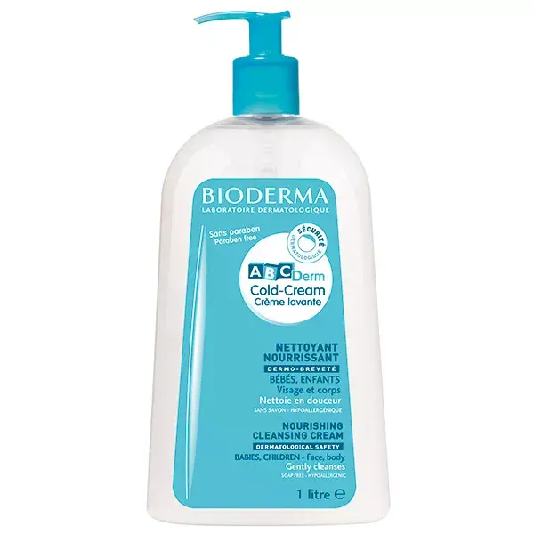 Bioderma ABCDerm Cold Cream Cleanser 1L