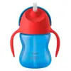 Avent Tasse à Paille Rouge Bleu 200ml