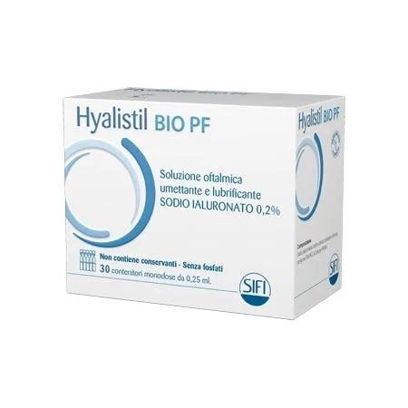 Hyalistil Bio PF Soluzione Oftalmica Umettante Lubrificante 0,2% Sodio ialuronato 30 Flaconcini Monodose