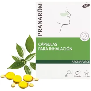 Aromaforce Bio Pranarom Neusdecongestivum voor inhalatie 15 capsules