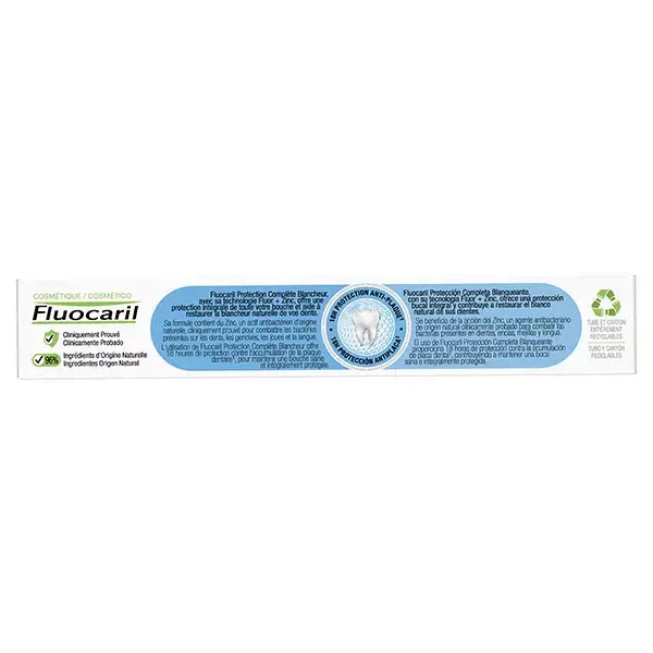 Fluocaril Protection Complète, Dentifrice Blancheur, 75ml