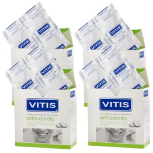 Vitis Effervescent Tablets Orthodontic Cleaners 4x32 units