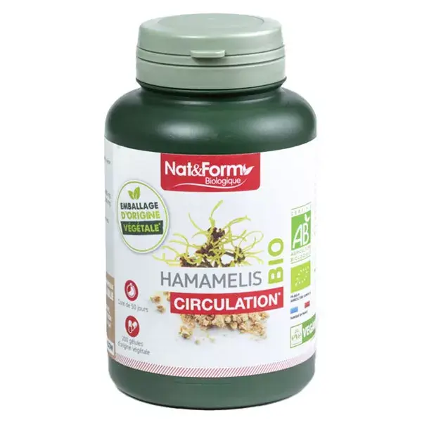 Nat & Form Bio Hamamélis 200 capsule vegetali