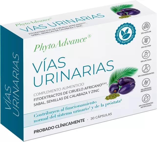 PhytoAdvance Vías Urinarias 28 Cápsulas