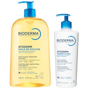 Bioderma Atoderm Ultra Cream 500 ml + Bioderma Atoderm Shower Oil 1 L