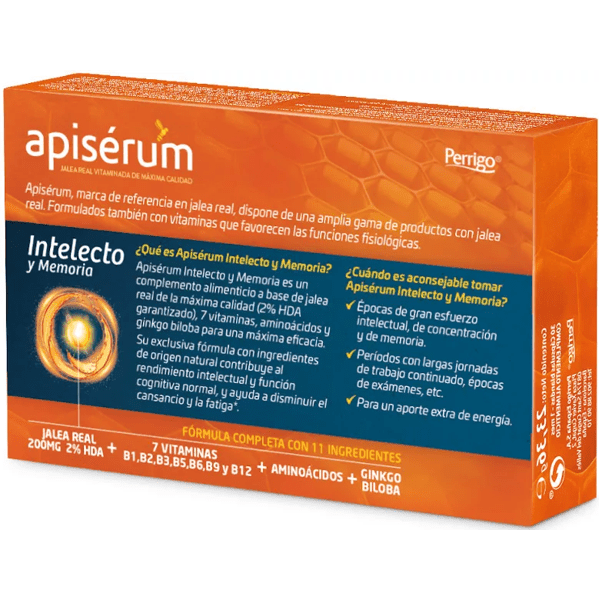 Apiserum Intellect 30 Softgels
