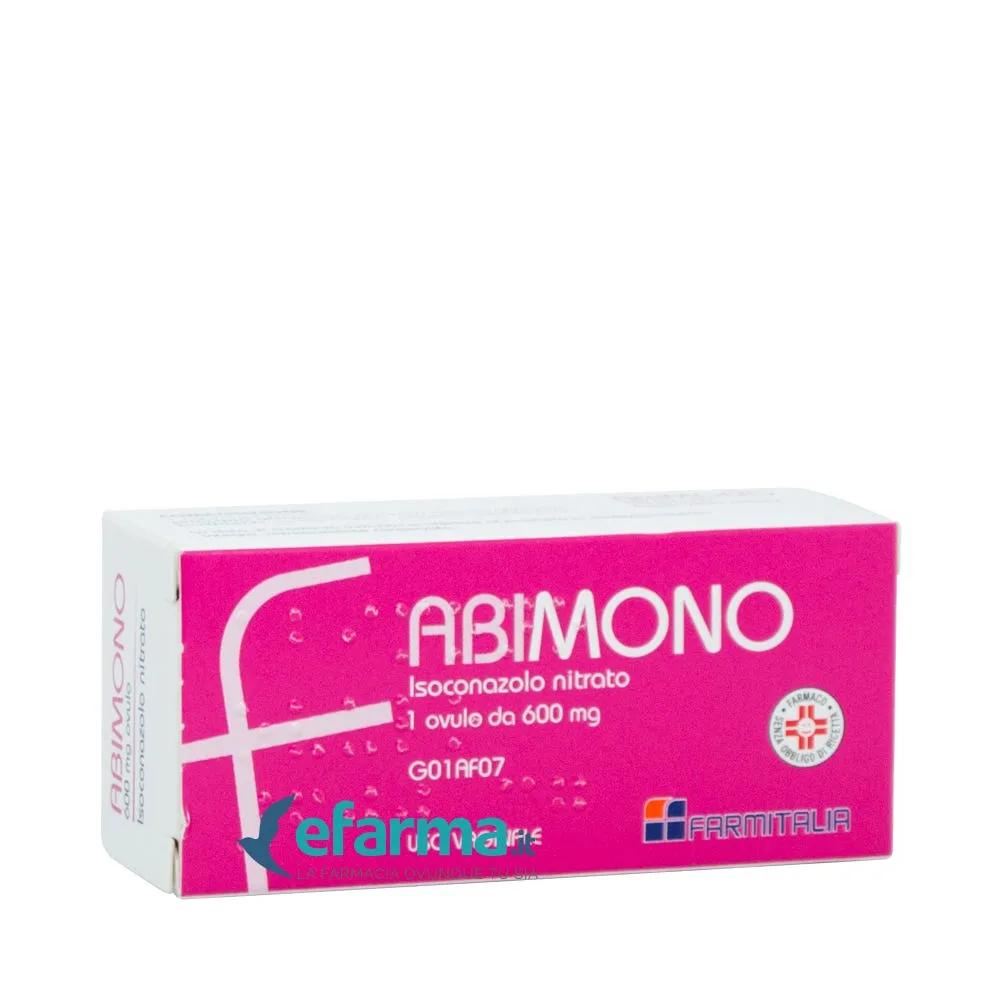 Abimono 600 mg  Isoconazolo nitrato 1 Ovulo Vaginale