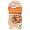 Babybio Repas Midi Bol Aubergines Agneau +8m Bio 2 x 200g