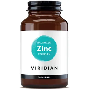 Viridian Balanced Zinc Complex 30 Cápsulas