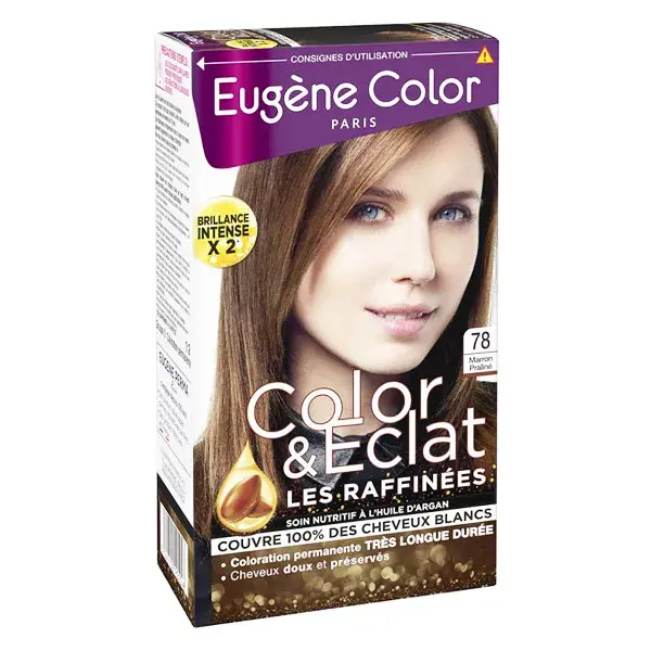 Eugène Color Les Raffinées Crème Colorante Permanente n°78 Marron Praliné