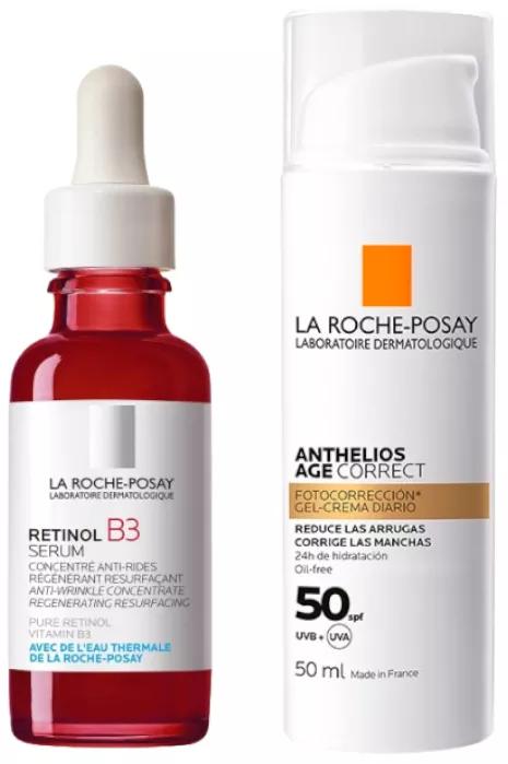 La Roche Posay Sérum Retinol B3 30 ml + Anthelios SPF50 Age Correct 50 ml 