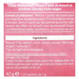 Weleda Maternité Tisane Allaitement Fruits Rouges Bio Lot de 3 x 20 sachets