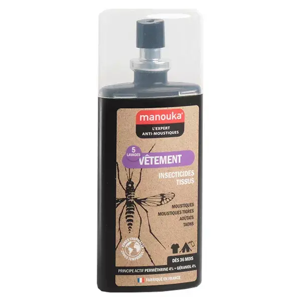 Manouka Anti-Mosquito Spray Clothing & Fabrics 75ml
