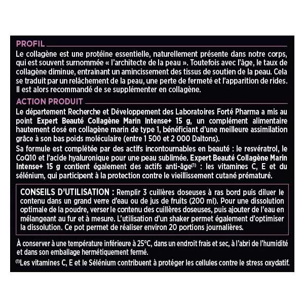 Forté Pharma Expert Beauté Collagène Marin Intense+ 15g CoQ10 Resveratrol 300g