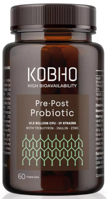 Kobho Labs Prebiótico + Postbiótico 60 Cápsulas
