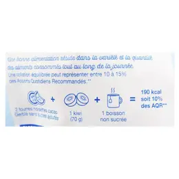 Gerblé Sans Sucres Ajoutés Biscuits Fourrés Noisettes et Cacao 180g