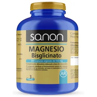 Sanon Magnesium Bisglycinate 300 Vegetable Capsules