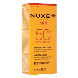 Nuxe Sun Fluide Léger Haute Protection SPF50 50ml