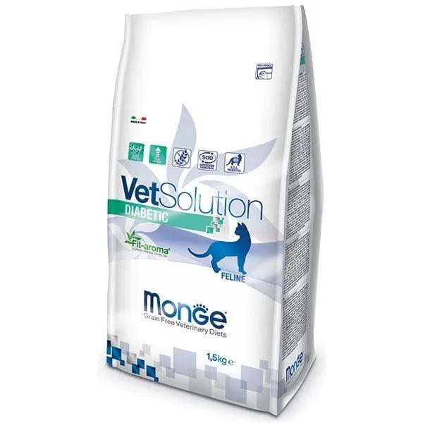 Monge Vetsolution Diabetic Linea Medica Cibo Secco Gatti Sacco 1,5Kg