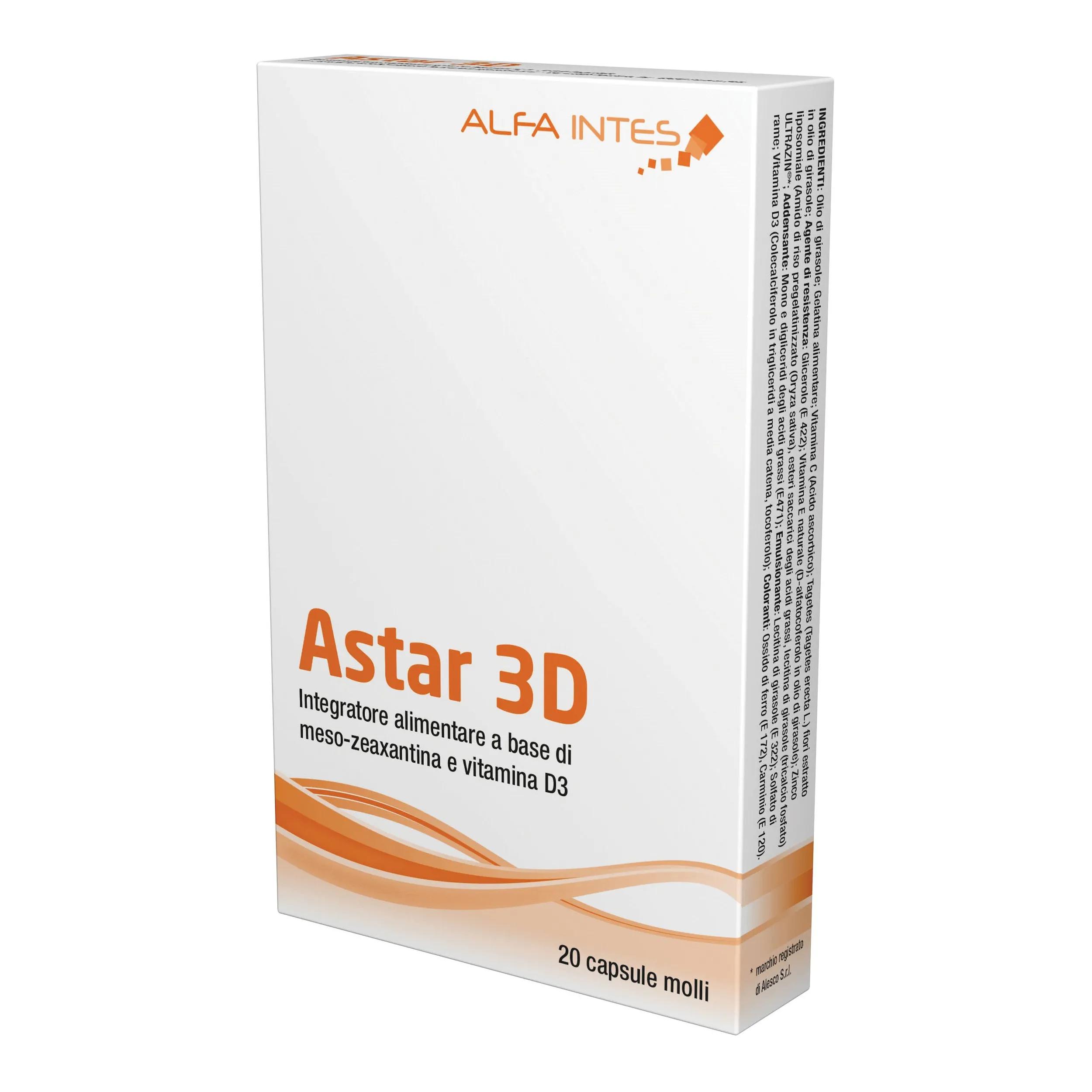 Astar 3D Integratore 20 Capsule Molli