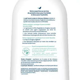 Biolane - Gel Corps & Cheveux - Peaux Sensibles - Cheveux Fins - Bébé - 350ml