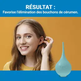 Salva Poire à Lavement Auriculaire Bout Effilé Poire 65ml