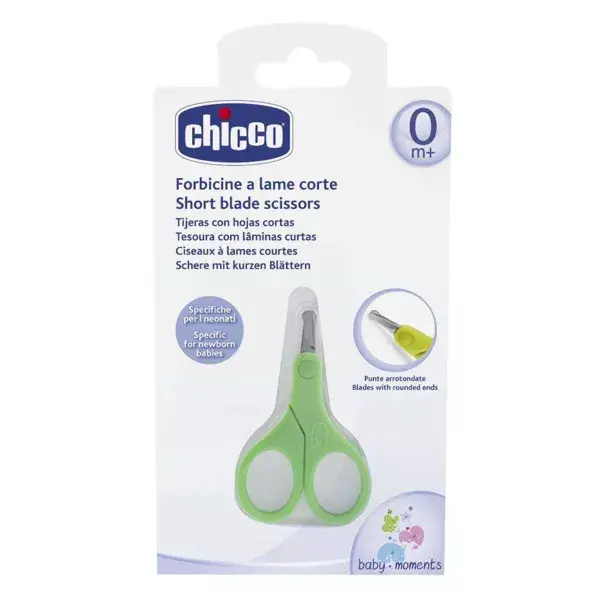 Chicco Bath Scissors Round Tip Short Blades +0m