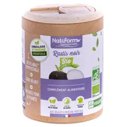 Nat & Form Écoresponsable Radis Noir Bio 200 gélules