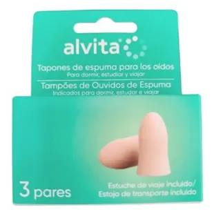 Alvita Tapones de Oídos en Espuma 3 Pares