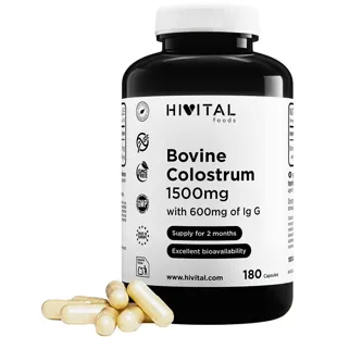 Hivital Bovine Colostrum 1500mg 40% Ig 180 Capsules