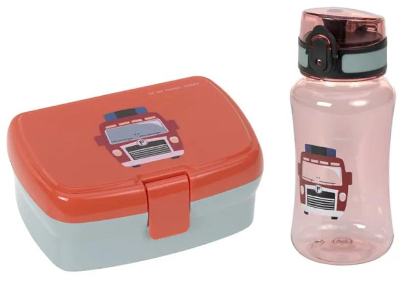 Lassig Lunch Box + Firefighter Bottle 460 ml