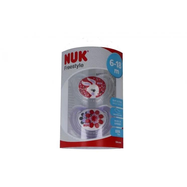 Nuk Succhietto Freestyle Silicone 2 Pezzi