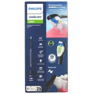 Escova de dentes elétrica Philips Sonicare 5300 azul-marinho