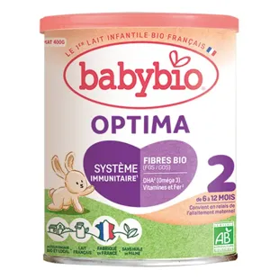 Babybio Optima 2 - Latte in polvere arricchito con fibre e bifidus - 400 g