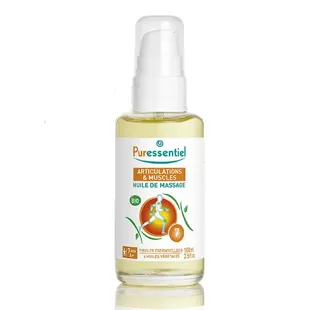 Olio da massaggio Puressentiel per articolazioni e muscoli con arnica e Gaultheria biologica, 100 ml