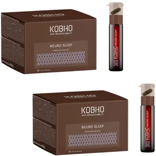 Kobho Neuro Sleep 2 Boxes of 28 Vials + 28 Capsules