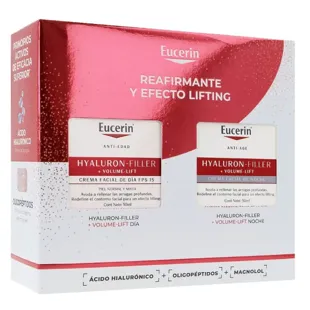 Eucerin Hyaluron Filler Volume Lift Crema Día 50 ml + Crema Noche 50 ml