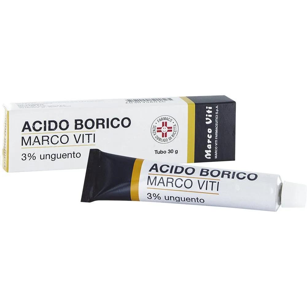 Acido Borico Marco Viti 3% Unguento Antisettico Tubo 30 g