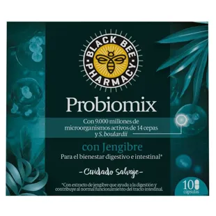 Black Bee Probiomix with Ginger 10 Capsules