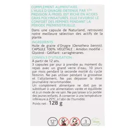 Naturland Huile d'Onagre 200 capsules