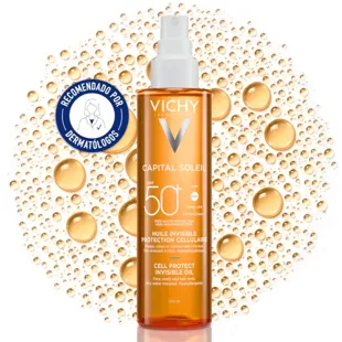 Vichy Capital Soleil Invisible Cell Protect Oil SPF50+ 200 ml
