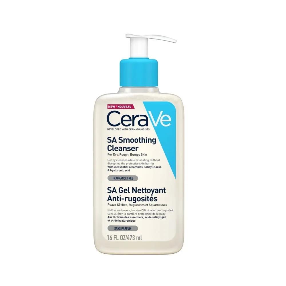 CeraVe Detergenza con Texture Gel non Schiumoso che Deterge, Esfolia e Leviga la Pelle, Proteggendola 473 ml